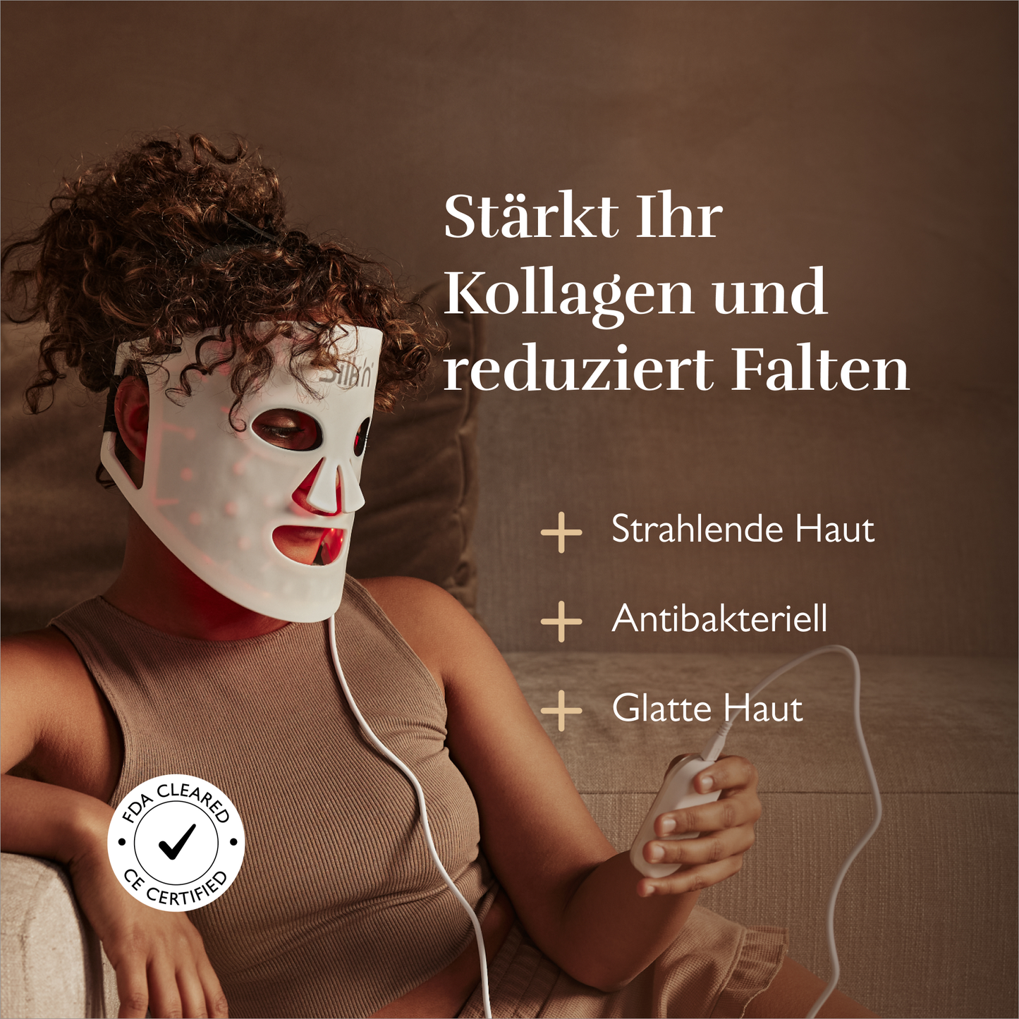 LED-Gesichtsmaske 100 für strahlend schöne Haut™